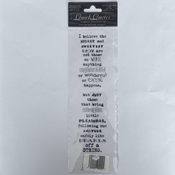 Vellum Quick Quotes - Set of 4 - Picture 4 of 5